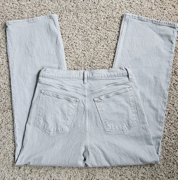 ⭐️ Abercrombie & Fitch 90s Relaxed High-Rise Wide-Leg Jeans 30 / 10S #1217 - Picture 5 of 14